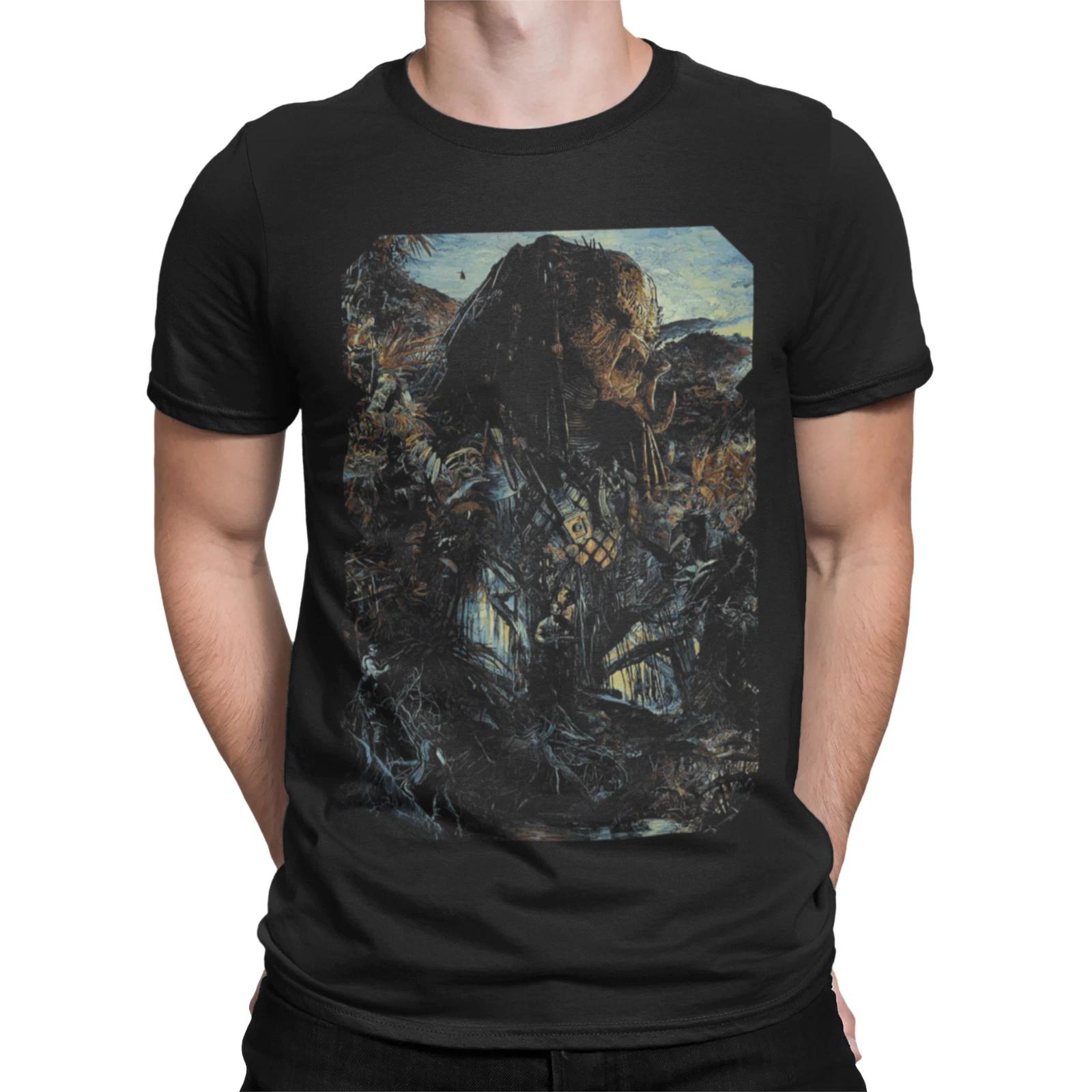 predator aliens zombie Christmas birthday halloween funny gift t shirt S