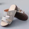Atmungsaktive Designer-Sandalen Neue Lässige Halbe Damen-Slipper Outdoor Flats Übergröße Qualitätsschuhe für Frau Plateau-Slipper