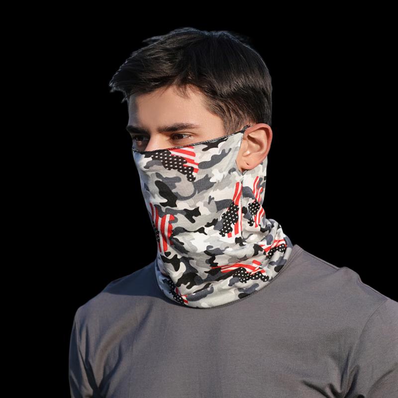 Lishi Men s Ear-Loop Sun Protection Face Mask