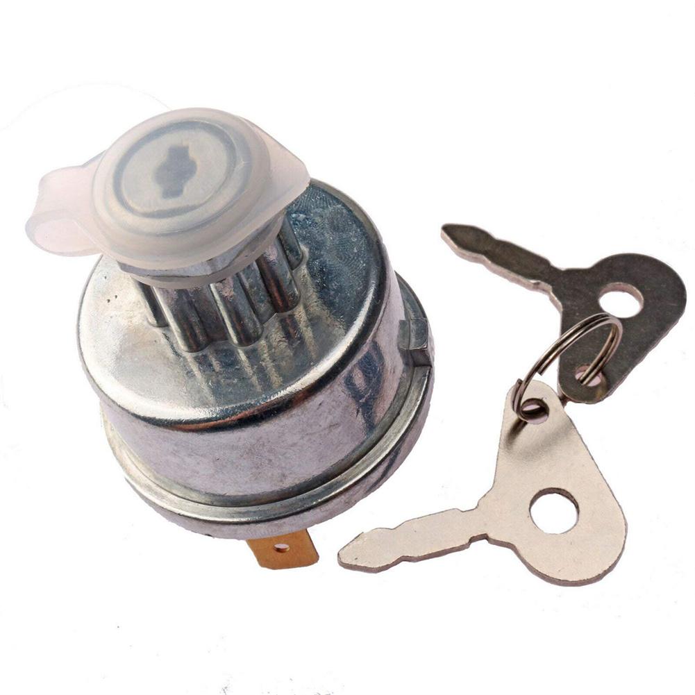 Switch Tractor Accessories Durability For Lucas 128SA 35670 Tractor 2pcs Ignition Switch Keys 12V/24V Ignition