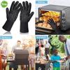 BBQ Gloves Heat Resistant Kitchen Silicone Oven Mittens Non-Slip Pot Grilling Gloves for Grill Smoker Barbeque Cooking Baking