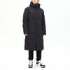 Anta Basketball Series Solid Color Zipper Hooded Long Down Jacket Men Outerwear Black 152411901-2