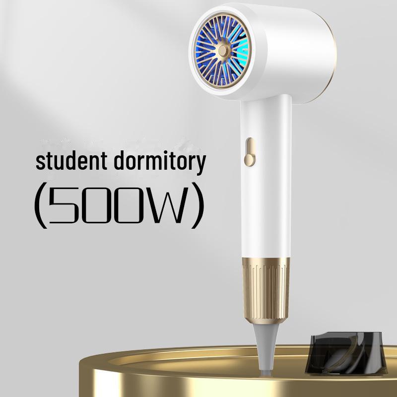 

Фен для студенческого общежития DEMSEN малой мощности, 300 Вт/500 Вт, постоянная температура, безопасен для волос. 500W белый