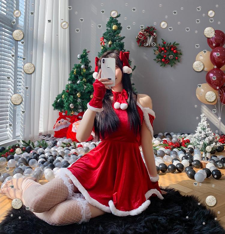 Christmas dress nightclub cosplay sexy uniform bunny stage performance suit