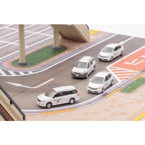 The Car Collection Car Collection Basic Set Selection (Select) Business Car White Diorama Supplies