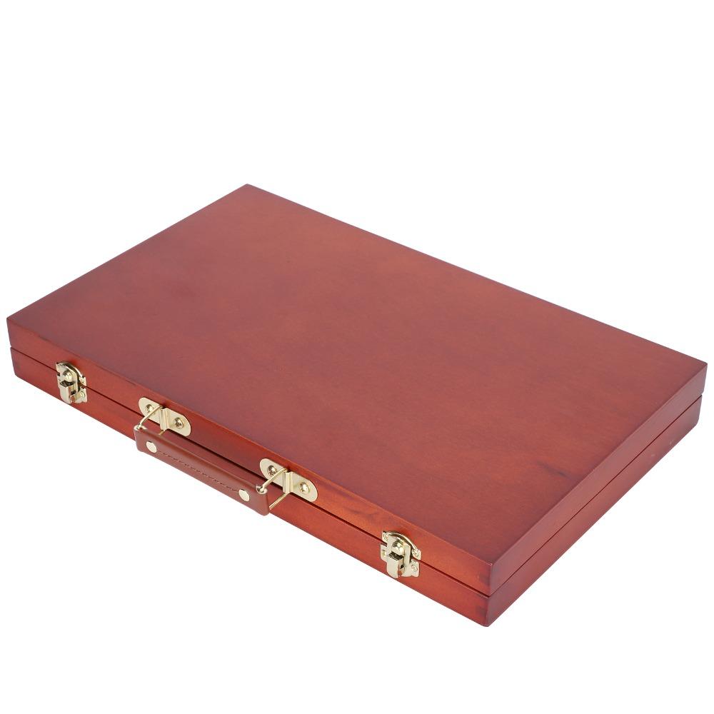 1pcs Multi-functional Design Portable Painting Box Artist Tool Storage Box Outdoor Sketching