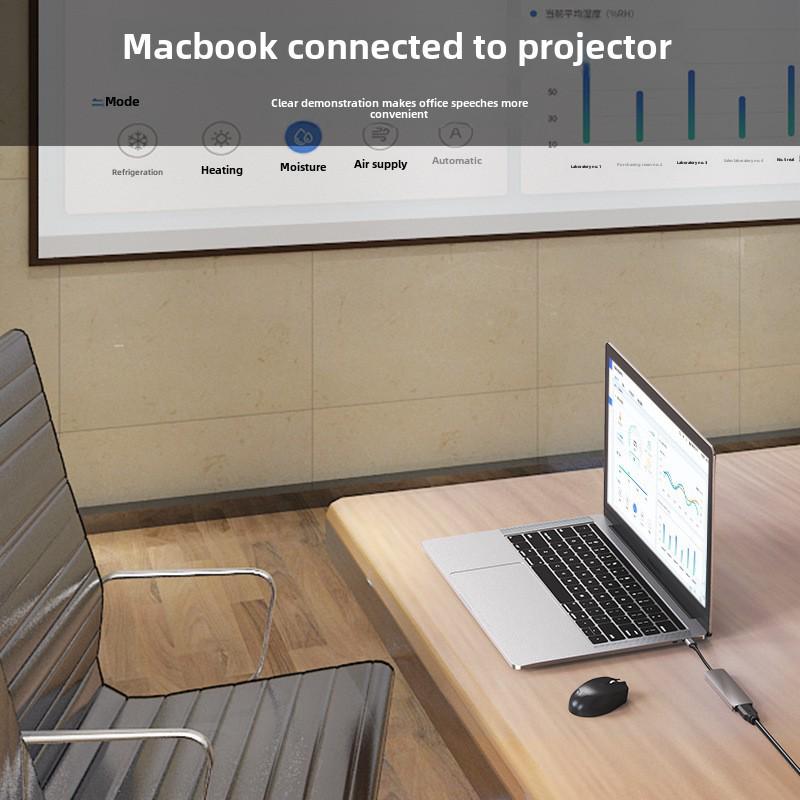 Dock de expansiune USB 5-în-1 transfrontalier: Compatibil cu MacBook, iPad și telefon