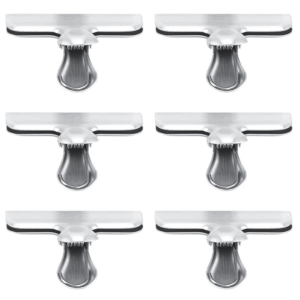 Stainless Steel Food Bag Clips Heavy Duty Bag Clips Air Tight Seal Grip Clips for Home Office