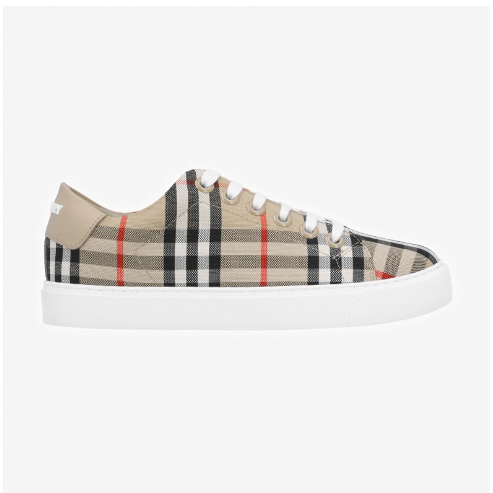 Burberry Check Leather Sneakers A7026
