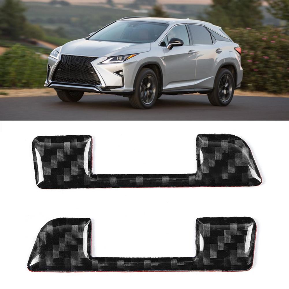 2pcs Carbon Fiber Left Right Vent Panel Cover Trim Decoration Fits for Lexus NX 200 200t 300h 14 19