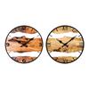 Rustic Wood Wall Clock Silent Non Ticking Stylish Analog Clock Wall Decor for Bedroom Kitchen Office