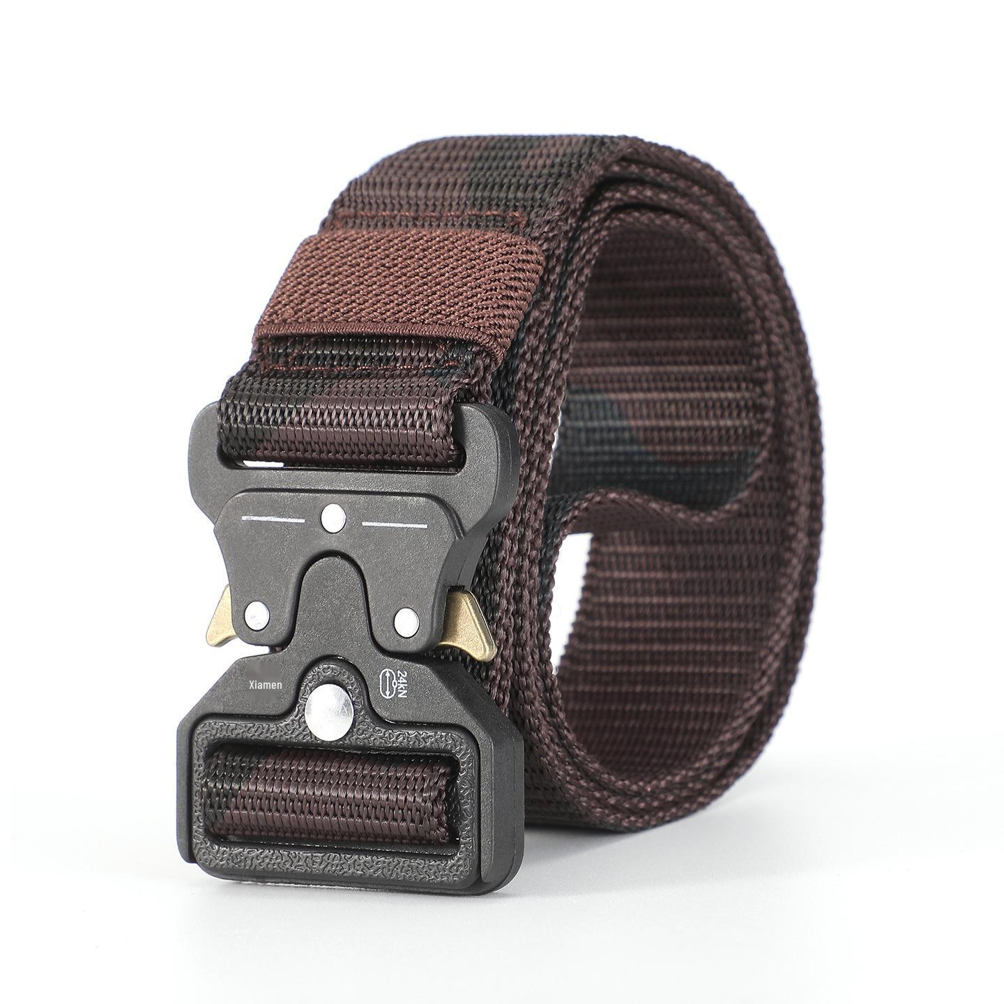 Nylon Tactical Belt Strap for Men s Workwear and Outdoor Military Training Pants 125 cm