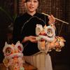 Ancient Lion Dance Lantern 2026 New Year Luminous Lantern Handmade Lantern  Spring Festival