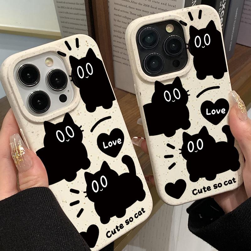 Mobile Phone Cases for iPhone 11 13 XR 15 Pro Max 12 14 Pro Max Case iPhone 16 7 Plus 8 Plus XS Max Degradable and Environmentally Friendly