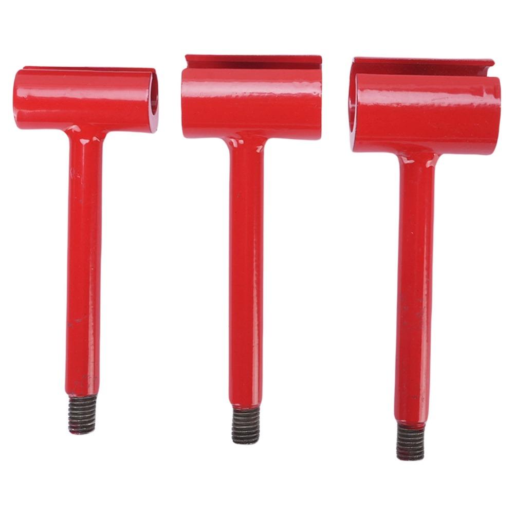 6pcs Red Door Hinge Adjustment Tool Multi-Functional Hinge Gap Adjustment Wrench Home Repair
