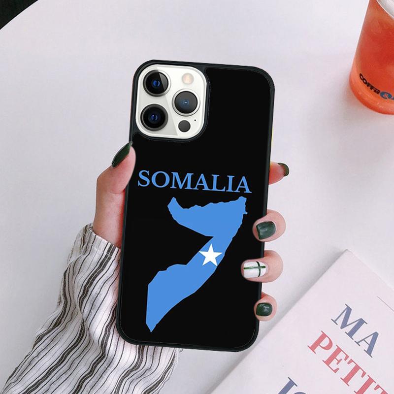 Somali Somalia National Flag Phone Case For iPhone 17 Air 16 15 14 13 12 11 Pro Max Plus Max Cover Shell coque