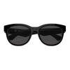 Burberry Temple Logo Square Sunglasses Women's Black