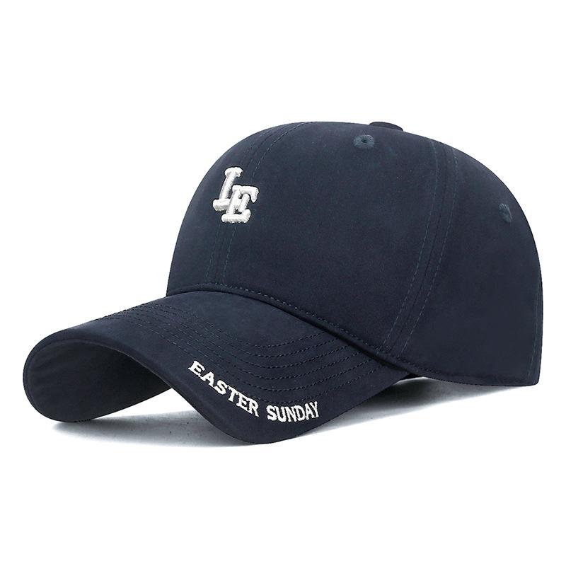 Spring Three-Dimensional Embroidery Letters Youth Cap Travel Adjustable Sunshade Baseball Cap