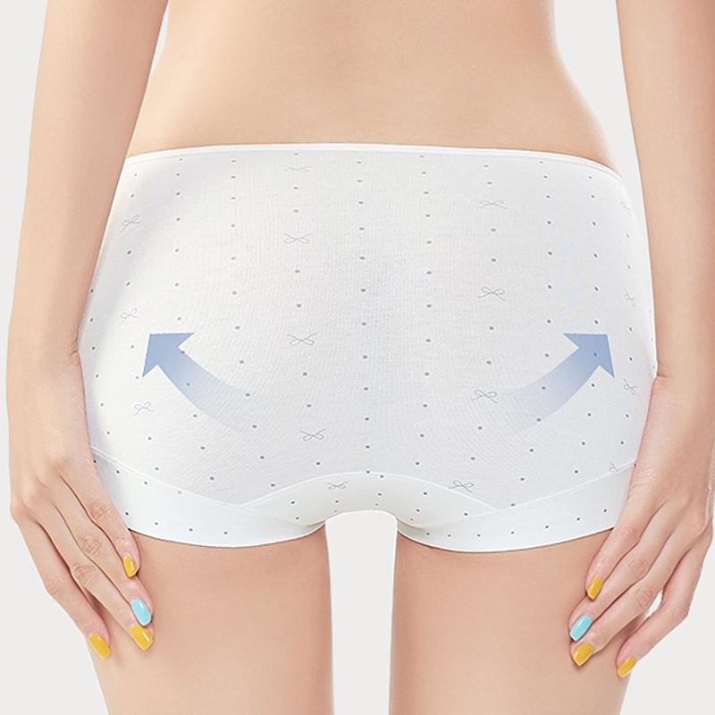 FallSweet 5Pcs/Set Cotton Panties Women Underwear Boyshorts Panties Seamless Comfortable Panty Cute Girls Underpants Ladies Lingerie