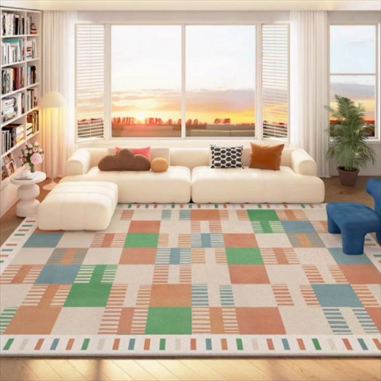 

Irregular Living Room Carpet Room Bedroom Floor Mat Rental House Coffee Table Carpet Irregular Household Use 80*120cm