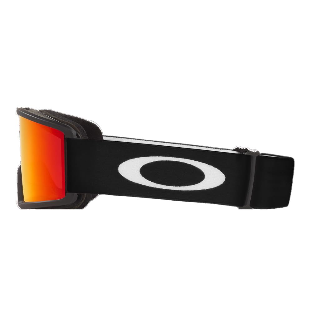 Oakley TARGET LINE M Goggles Matte Black / Fire Iridium & Persimmon (Medium Fit, Unisex)