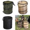 Folding Camping Trash Can Garden Garbage Bag Reusable Yard Waste Bag Portable Garbage Bin Container Enduring