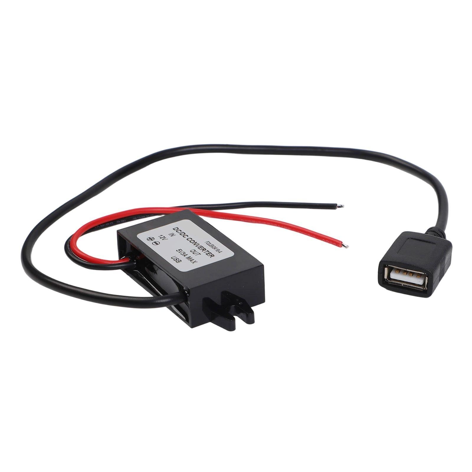 12V To 5V Adapter DC-DC Converter USB Female Converter USB