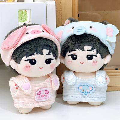 Strap Dress 10cm Cotton Doll Clothes Lion Doll Dress Up Set Doll Clothes Outfit  Doll Accessories