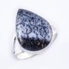 Natural Dendrite Opal Gemstone Handmade 925 Sterling Silver Gift Ring S.7 W1k63