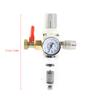 Air Compressor Moisture Filter 1/2in NPT Easy To Install Automatic Drain Air Line Filter with Valve  for Pneumatic Tools
