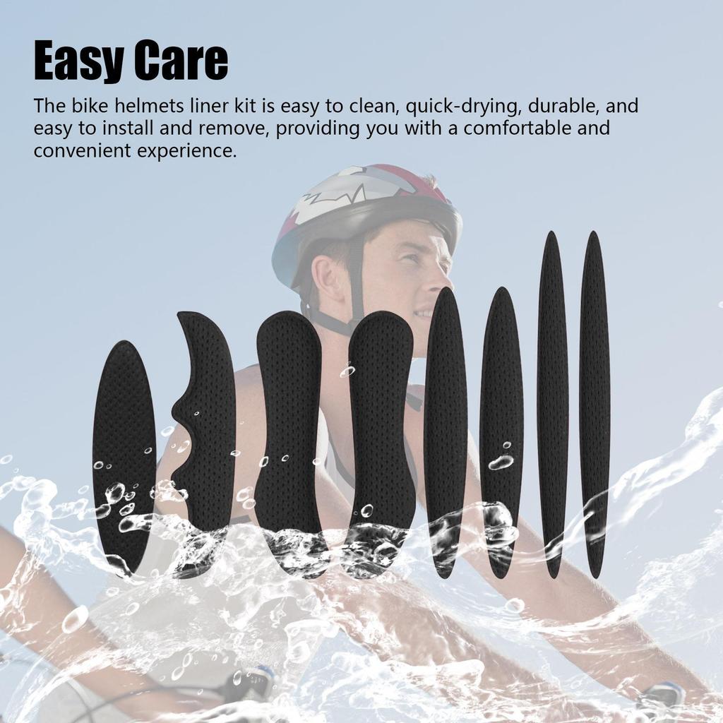 Bike Helmet Pads Padding Universal Bicycle Replacement Sponge Pads Padding Cushions Mats for Bike Cycling Motorcycle Helmet
