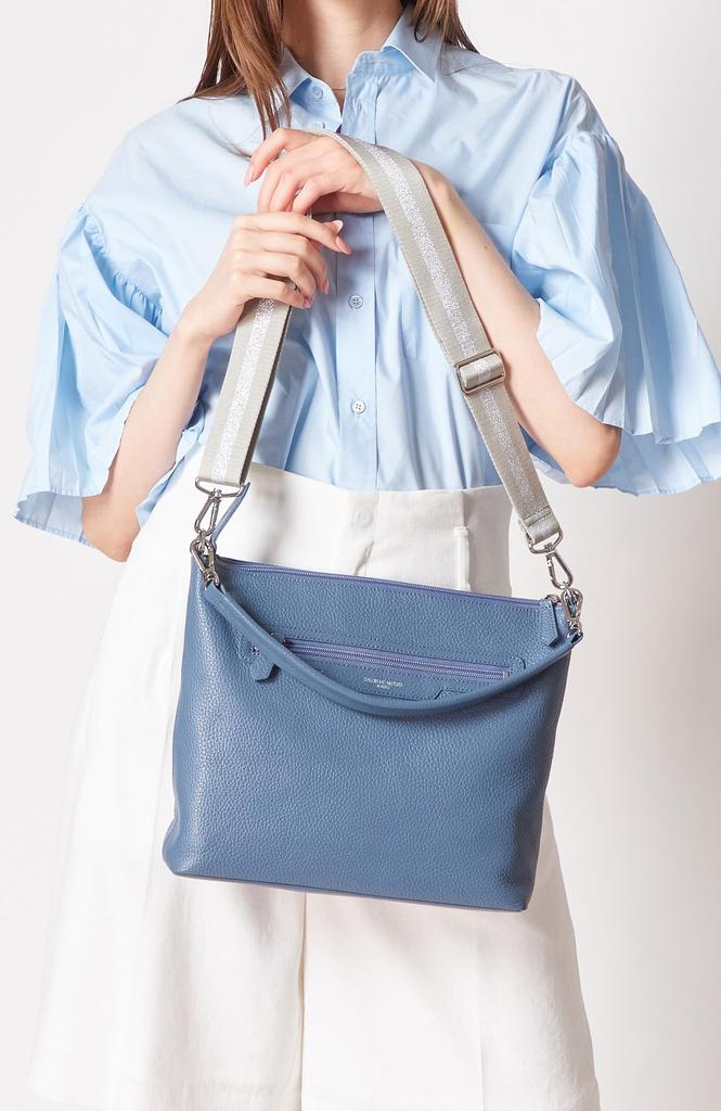 de Shoulder pochette crossbody easy to genuine large small made in entrance graduation kindergarten entrance graduation blue [Salon Alphard] bag,