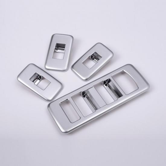 For Land Rover Range Sport 2014-2017 Silver Window lift panel switch cover trim