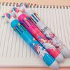 10 Colors In 1 Pc Ballpoint Pen School Office Supply Gift Stationery Papelaria Escolar