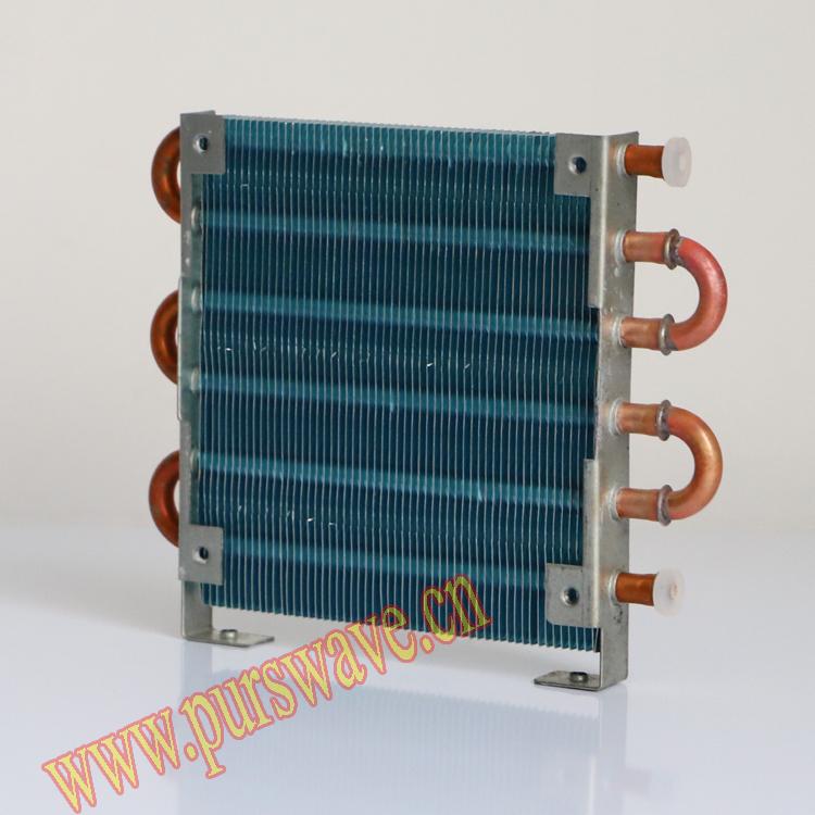 

CP1X6X120 PURSWAVE Mini condenser Water Cooling Radiator evaporator heat exchanger with12V24V220V 120x120mm Fan 7MM Copper tube Condenser only