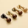 Wardrobe Door Handle Kitchen Door Knobs for Cabinets Knobs Wood Cabinet Knobs Nature Style Wooden Cabinet Handle