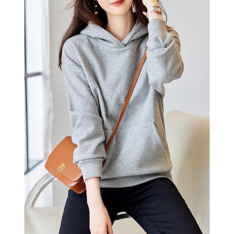 Demana Damen Fleecegefütterter Kapuzenpullover