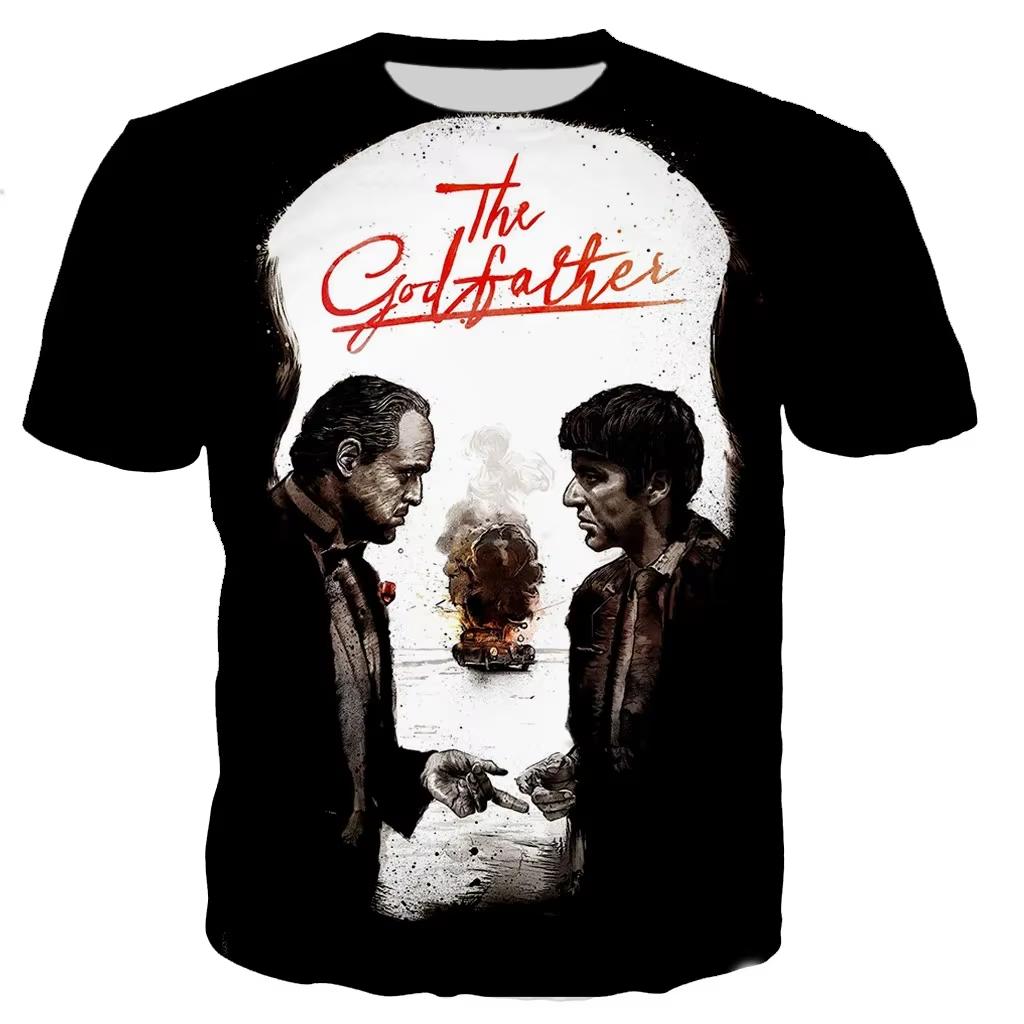 

The Godfather Movie Print TShirts 2026 Summer Men Women Casual Fashion Short Sleeve T Shirt Mens Tees Tops Man Clothing 4XL