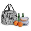 Heißer Verkauf Hundeknochen und Pfotenabdruck Lunchbox Auslaufsicher Kühlbox Thermisch Essensisoliert Lunchtasche für Frauen Arbeit Picknick Bento Box