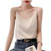 2025 Damski Biały Satynowy Top na Ramiączkach - Imitacja Jedwabiu, Piękne Plecy, Letnia Warstwa