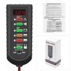1Pcs 12V 24V Alternator Tester Car Battery Tester Led Display 6 Light Car Battery Checker Analyzer Auto Repair Diagnostic Tool