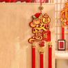 With Tassel New Year Wall Decoration Large Spring Festival Lucky Pendant  Celebration