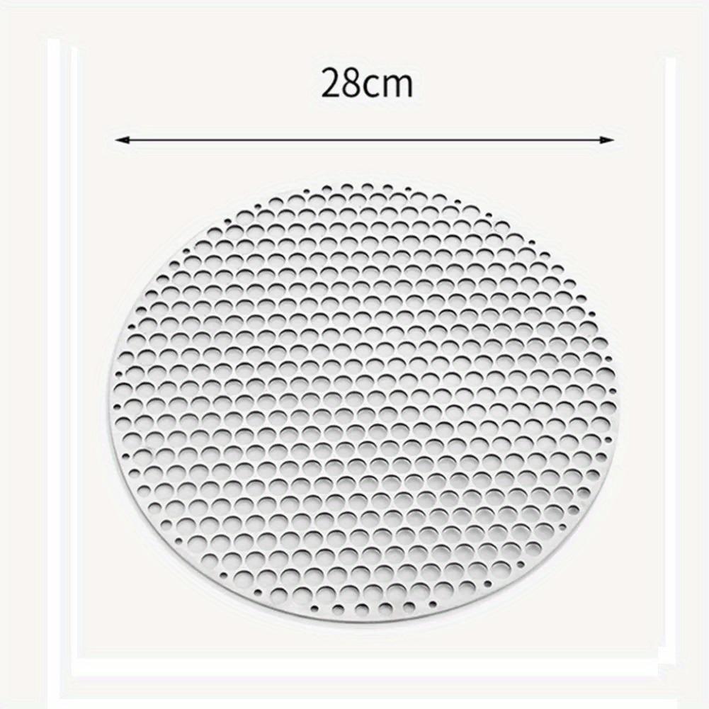 Stainless Steel Barbecue Net Round Metal BBQ Mesh Grate Grid Camping Picnic Food Rack BBQ Grill Kitchen Tool Accessories28cm