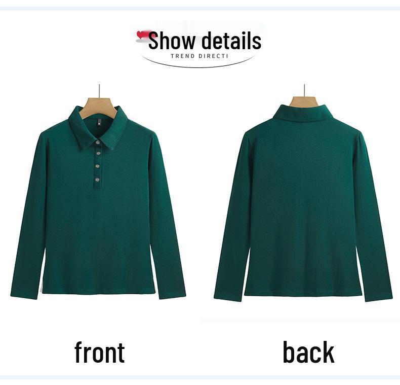 Herbst 2025 Vielseitiges lässiges Langarm-Poloshirt - Lockeres & stilvolles Design