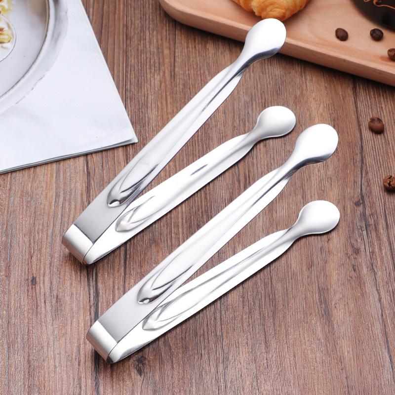 304 Stainless Steel Sugar Cube, Ice, and Brown Sugar Tongs – Cute and Compact Design for Restaurants and Coffee