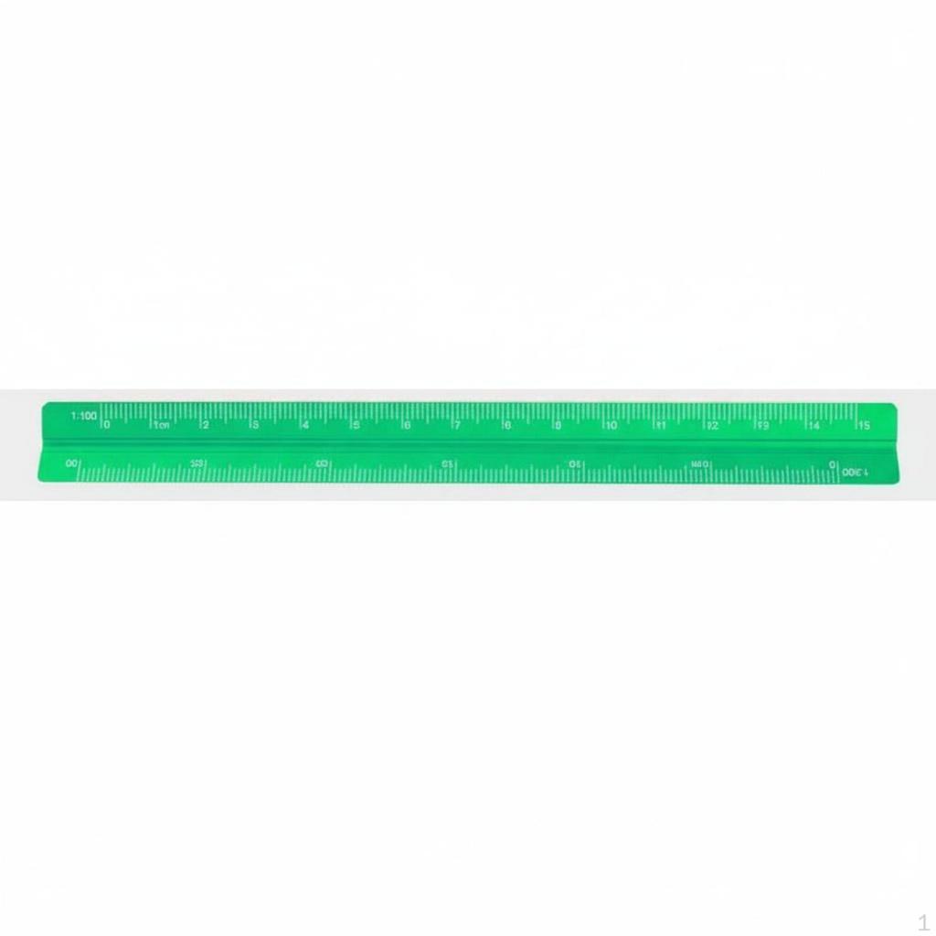 Aluminum Architect Scale Multifunctional Triangular Ruler Metal Engineering for Design
