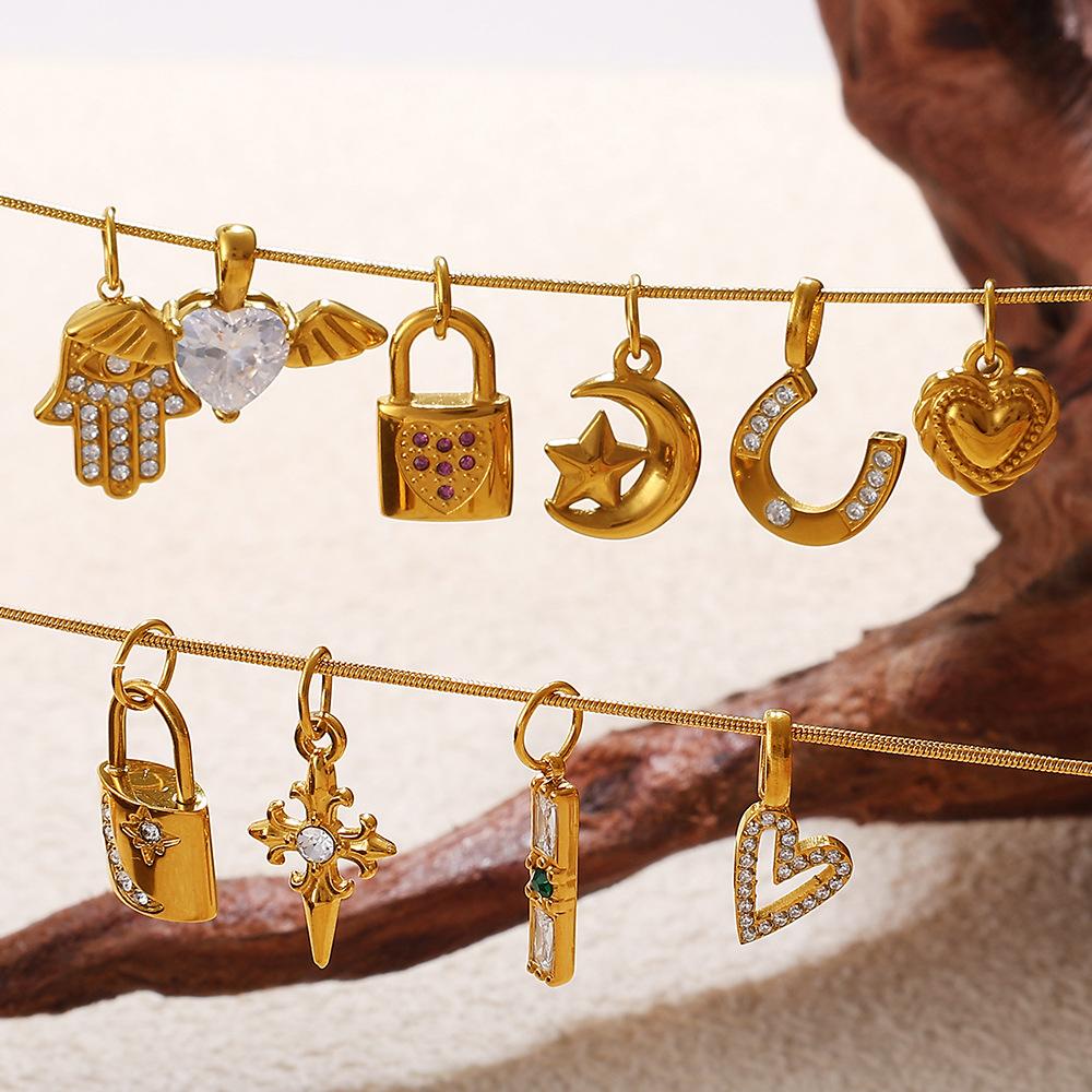 Yori 2Pcs Fashionable Retro Bohemian Style DIY Heart and Flower Pendant Accessories for Handmade Jewelry Making Design