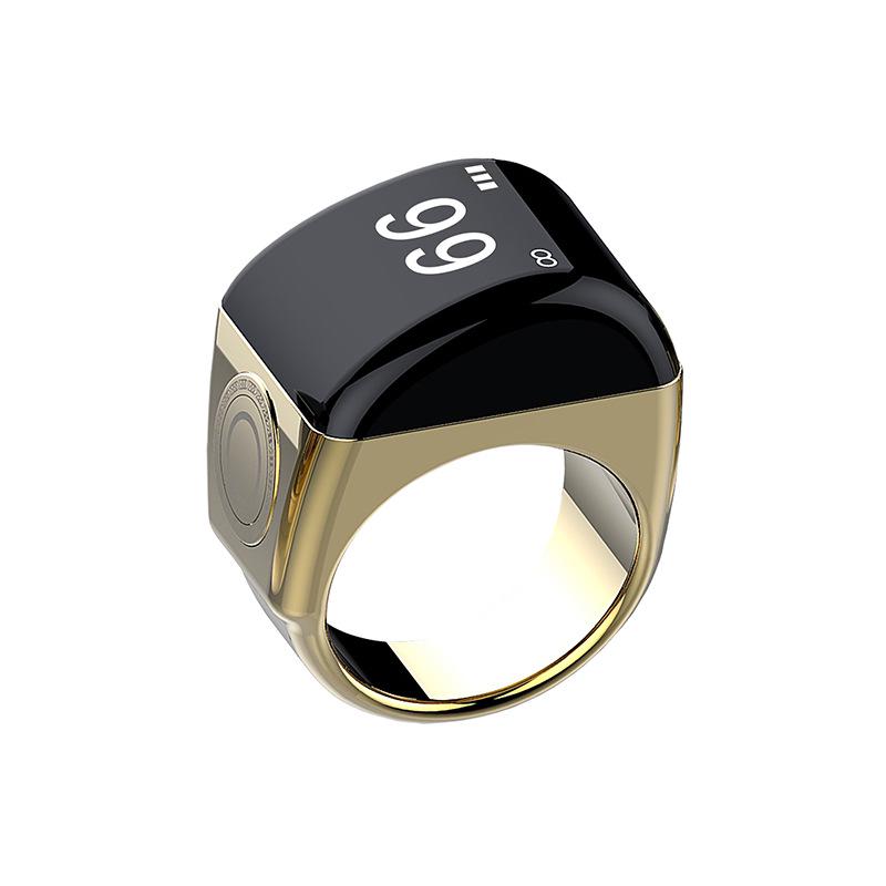 Equantu Smart Counting Alarm Clock Ring - Ceramic, Zinc Alloy, Plastic Counter
