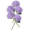 PARTY JOY 12PCS 15.4In Artificial Hydrangea Silk Flowers Bouquet Faux Hydrangea Stems for Wedding Centerpieces Home Decor (White,12pcs)