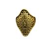 Vintage Gold Hollowed Out Patterned Electroplated Elegant Rings With Korean Style Simplicity Grandeur